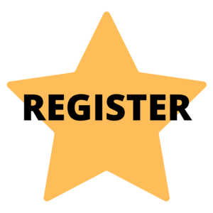 illustrated star with "register" written over it