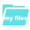 illustrated file folder with "my files" over it